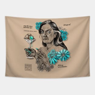 Turquoise Witch Tapestry