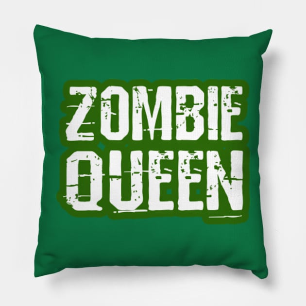 Zombie Queen Pillow by letnothingstopyou