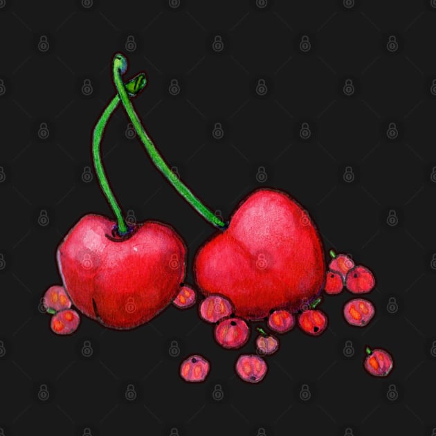 Cherries and currants by ThisIsNotAnImageOfLoss