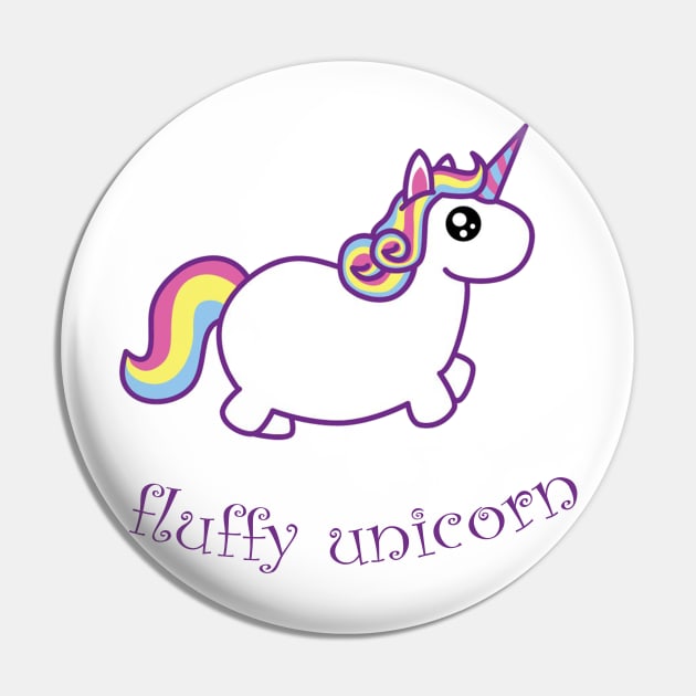 Fluffy unicorn Pin by Rikux