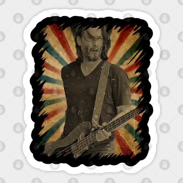 Keanu Reeves bassist // Photo Vintage Retro Look Fan Design - Keanu ...