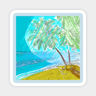 Beach Trees Magnet