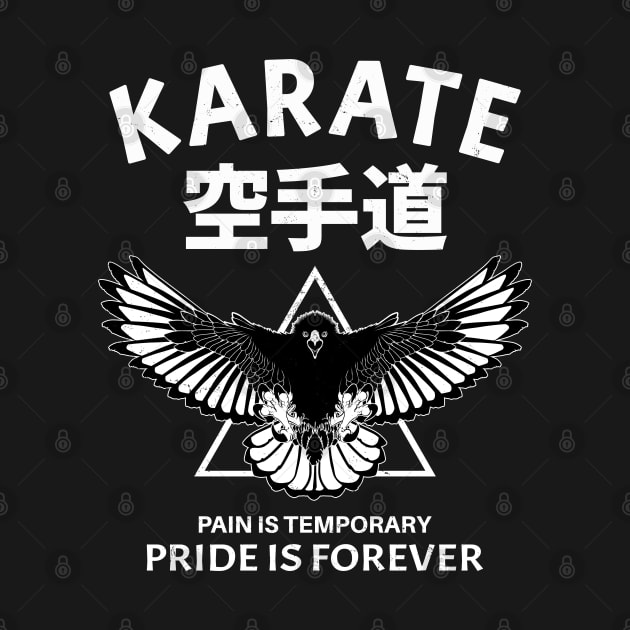 Karate Eagle by NicGrayTees