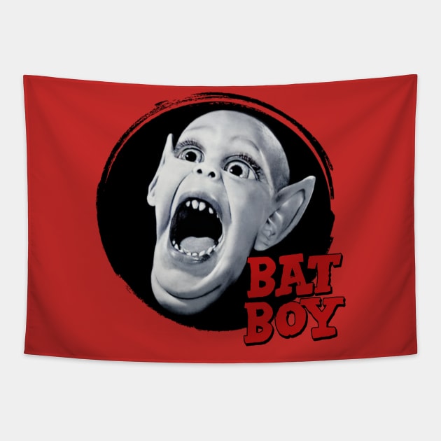 Bat Boy Tapestry by Zbornak Designs