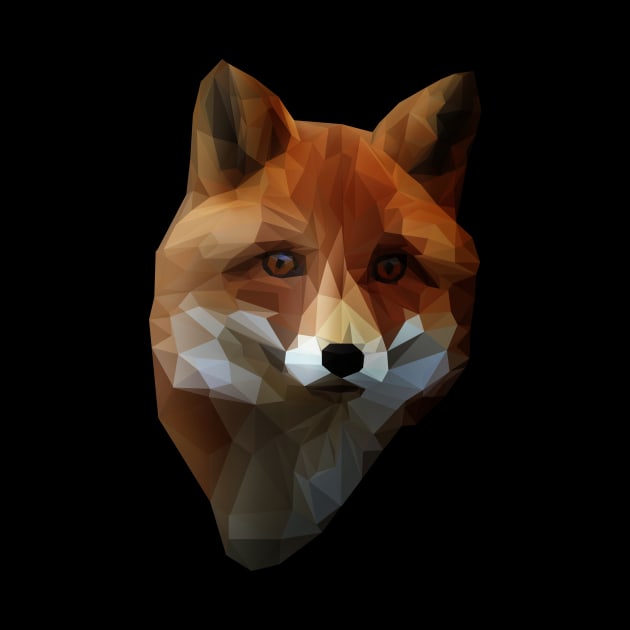 Polygon Fox by Axseru