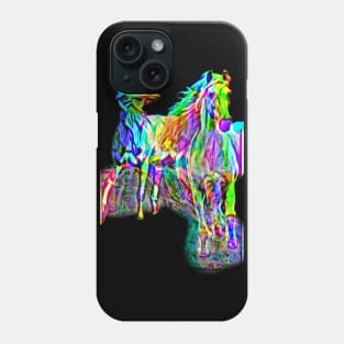 Hologram Horses Phone Case