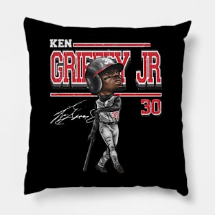 Ken Griffey Jr. Cincinnati Cartoon Pillow