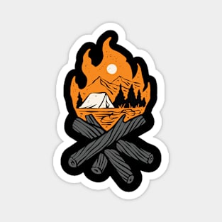 Camp Fire Magnet