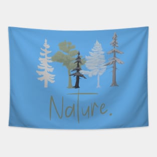 NORDIC NATURE BEAUTIFUL WINTER TREES Tapestry