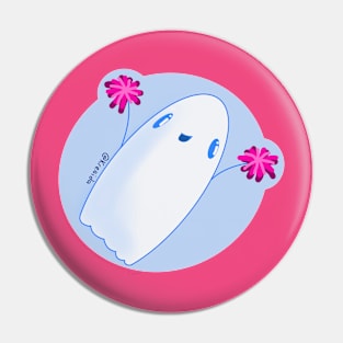 Cheering Ghostie Pin