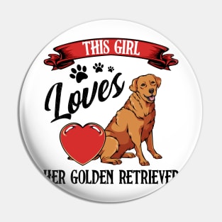 Golden Retriever Pin