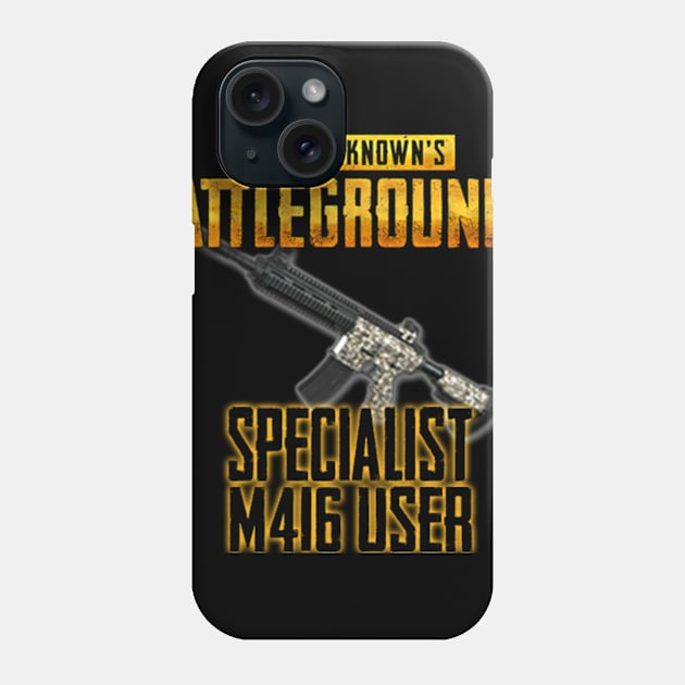 PUBG Player Unknown's Battleground m416 User Phone Case by syahrul19_