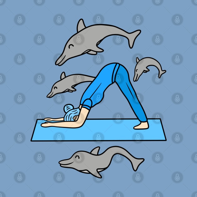 Yoga Dolphin Pose by Andrew Hau