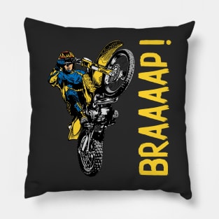 BRAAAP - Dirt MOTOCROSS Team Pillow