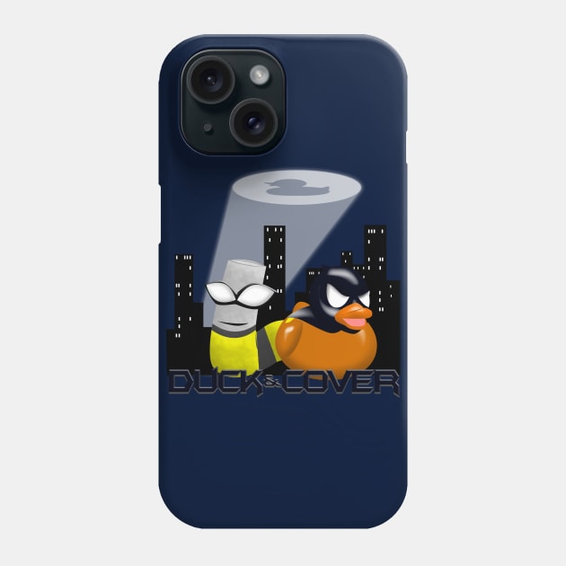 Duck and Cover Duo Phone Case by DV8Works