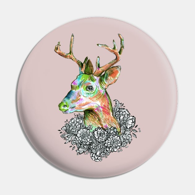 Floral Deer 2. Pin by FanitsaArt