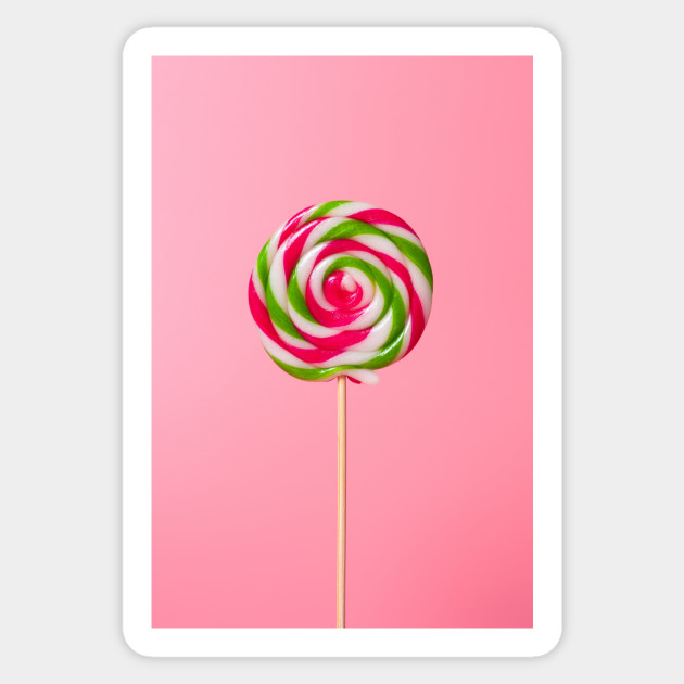 Pink Lollipop - Lollipop - Sticker | TeePublic