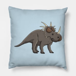 Styracosaurus cartoon illustration Pillow