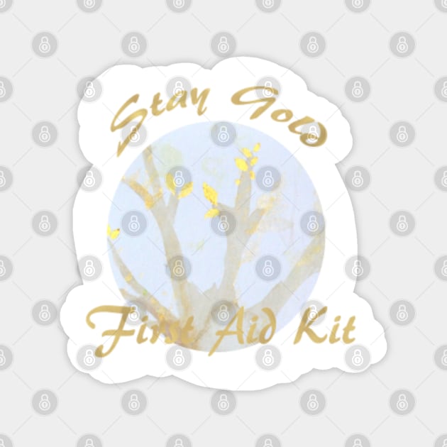 Stay Gold First Aid Kit Watercolor Magnet TeePublic