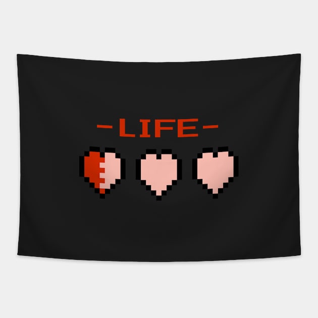 Retro Heart - Surviving Tapestry by TheGamingGeeks