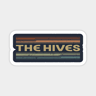 The Hives Retro Lines Magnet