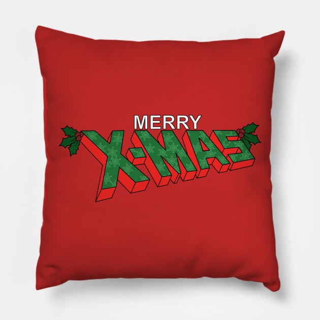 Merry X-Mas Pillow by sergetowers80