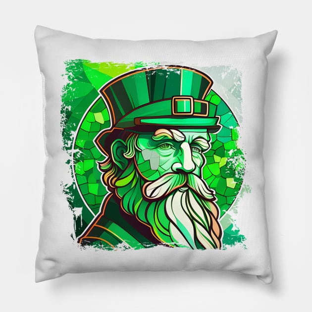 Saint Patrick's Day Funny Lucky Gift Pride Irish Pillow by WilliamHoraceBatezell