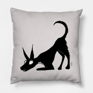 Puppy Bow by Wednesday Pillow