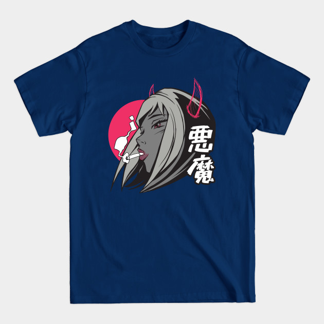 Discover Aesthetic Japanese Demon Anime - Oni - T-Shirt