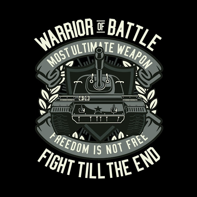 Warrior Of Battle, Vintage Retro Classic by CoApparel