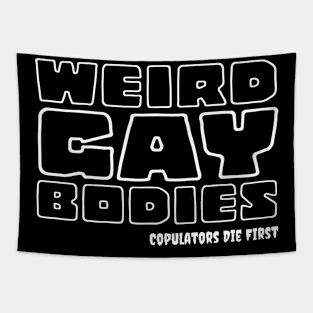 Weird Gay Bodies Tapestry