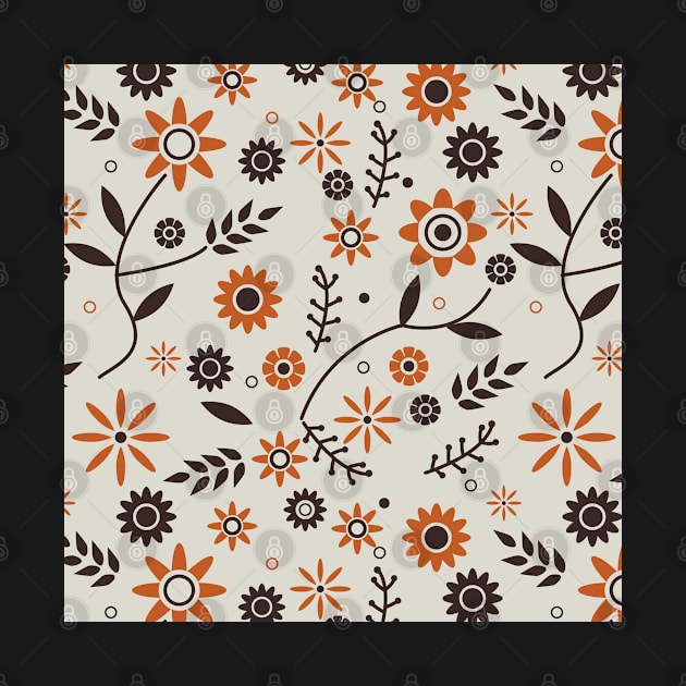 seamless floral pattern by Pontus Design 