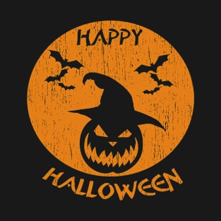 Happy Halloween Scary Pumpkin T-Shirt