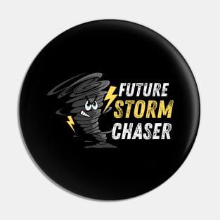 Future Storm Weather Chaser Tornado Kids Pin