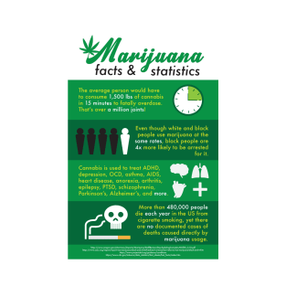 Marijuana facts and statistics T-Shirt