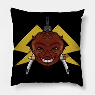 Devil's Architect (no caption) Pillow