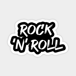 rock n roll logo Magnet