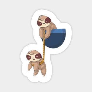 Hanging Pocket Sloth Magnet