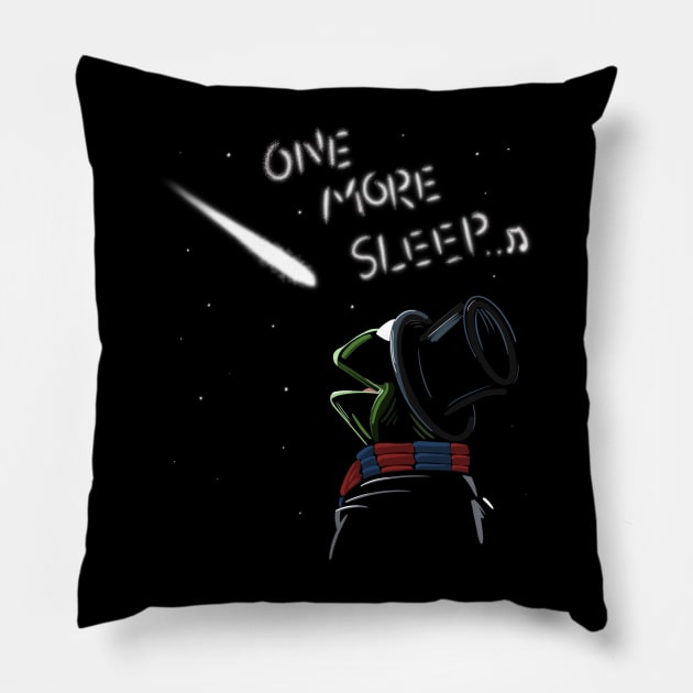 Muppet Christmas Carol One More Sleep ‘Til Christmas Pillow by Jamie Collins