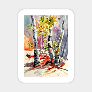 Autumn forest imression Magnet