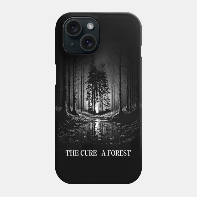 A Forest -- Original Retro Fan Art Design Phone Case by unknown_pleasures