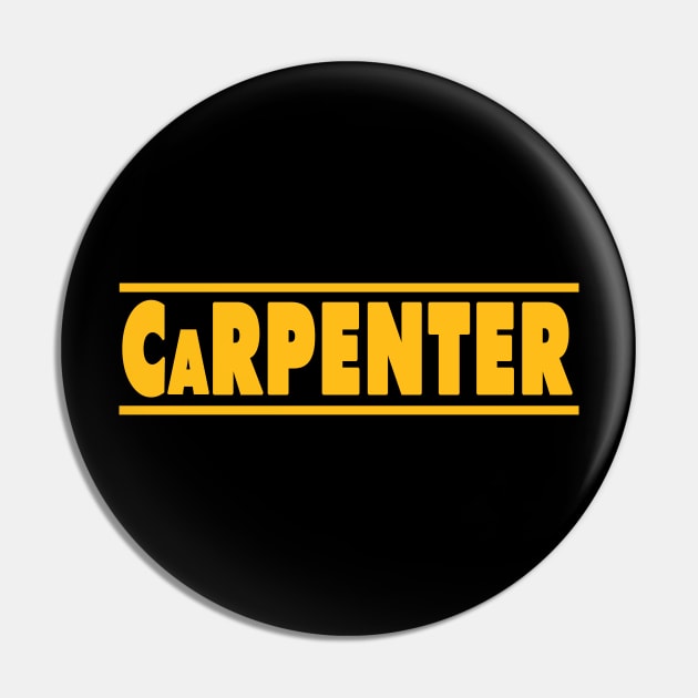 Carpenter Dewalt Parody Design Pin by Creative Designs Canada