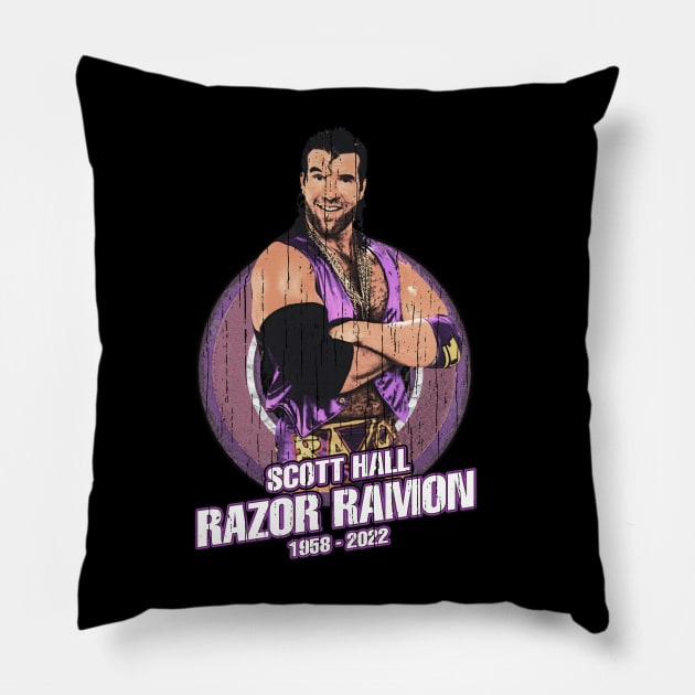 Always Razor Ramon 1958-2022 Thank For The Memories Pillow by RAINYDROP