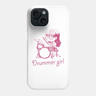 Drummer girl Phone Case