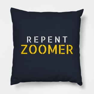 Repent Zoomer Pillow