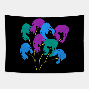 Fantasy flower vector Tapestry