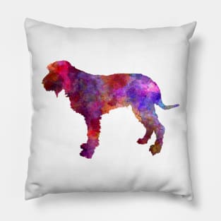 Blue Gascony Griffon in watercolor Pillow