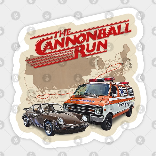The Cannonball Run - Cannonball Run - Sticker