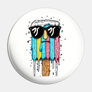 Cool as an ice lolly Pin