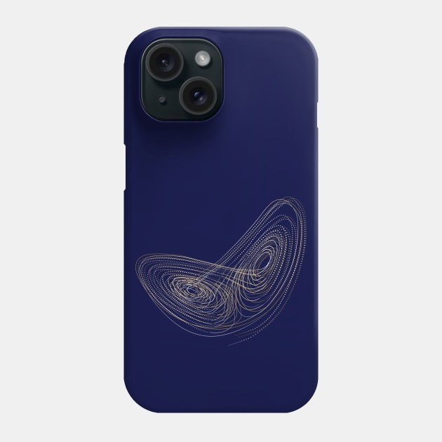 Chaos theory: Lorenz equation Phone Case by Blacklinesw9